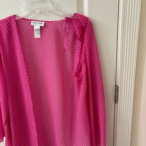 Draper's & Damon's Pink/White Dot Jacket Dress, PL - Picture 7 of 8